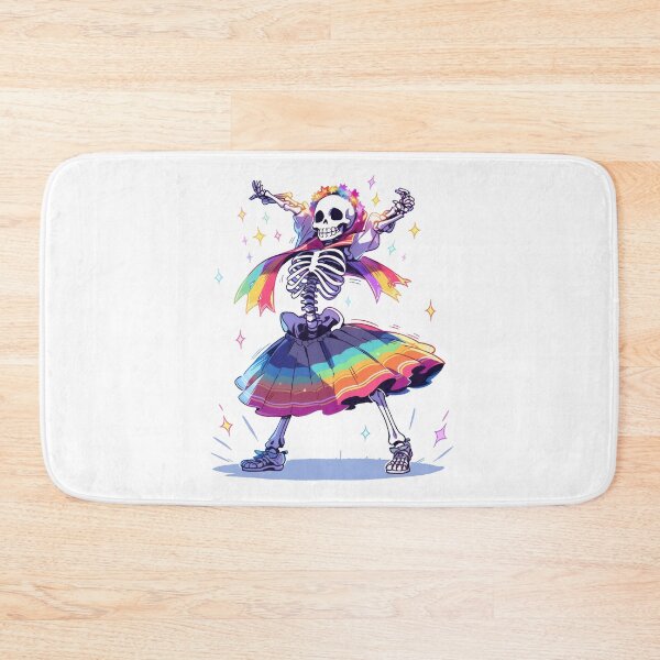 Item preview, Boney Boogie: Skeleton's Spectrum Shimmy designed and sold by KaleidoKiosk.