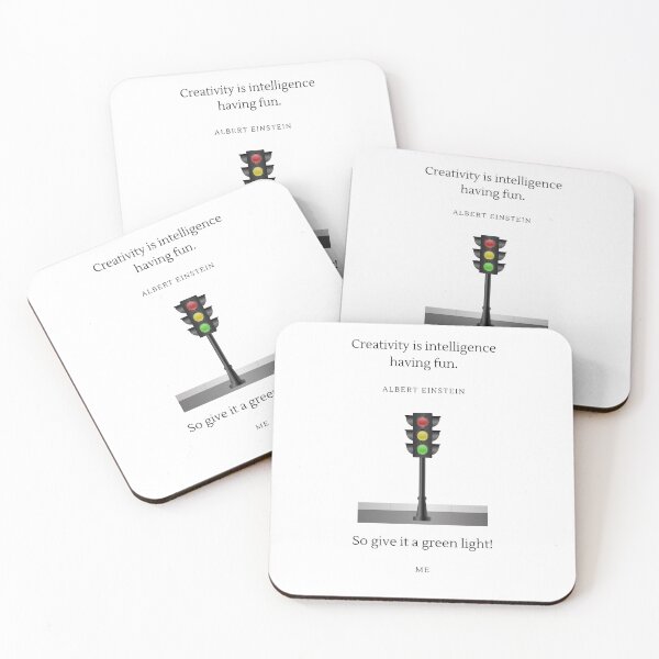 Item preview, Albert Einstein quote about creativity designed and sold by AlfredSSikula.
