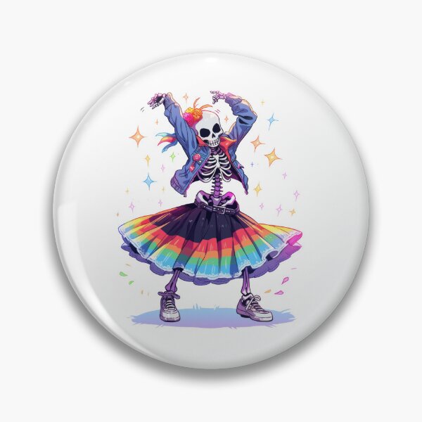 Item preview, Boney Boogie: Skeleton's Spectrum Shimmy designed and sold by KaleidoKiosk.
