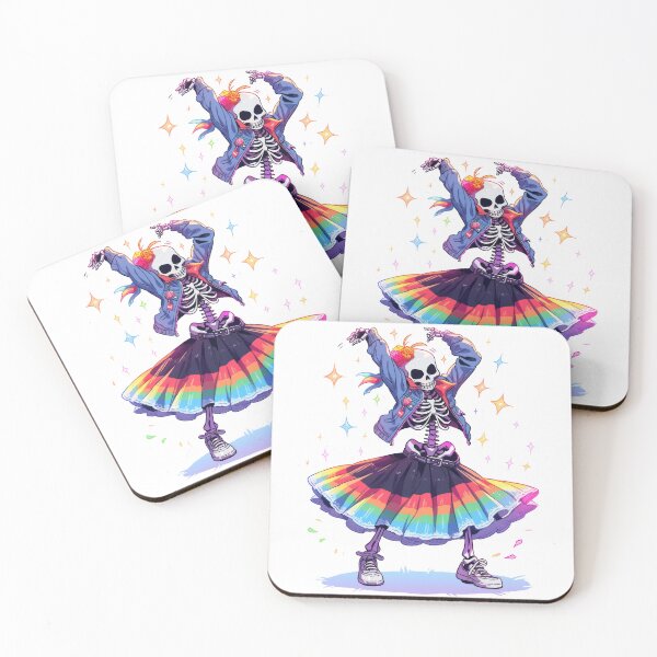 Item preview, Boney Boogie: Skeleton's Spectrum Shimmy designed and sold by KaleidoKiosk.