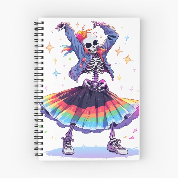 Item preview, Boney Boogie: Skeleton's Spectrum Shimmy designed and sold by KaleidoKiosk.