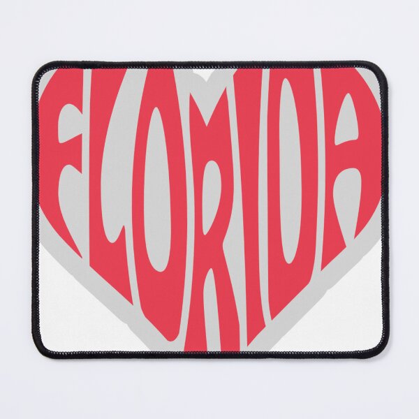 Item preview, Florida heart graphic design art print designed and sold by dcrc.