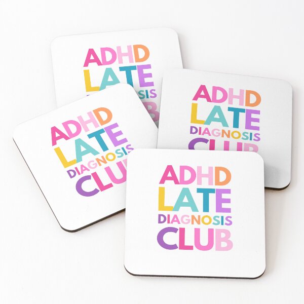 Item preview, ADHD Late Diagnosis Club designed and sold by mydoodlesateme.
