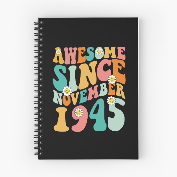 Item preview, Awesome Since November 1945 | Made In 1945 | Retro Groovy Birthday designed and sold by Christina-grich.