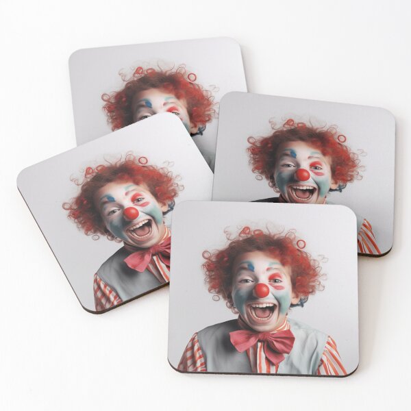 Item preview, funny boy clown laughing designed and sold by DanieWoods.