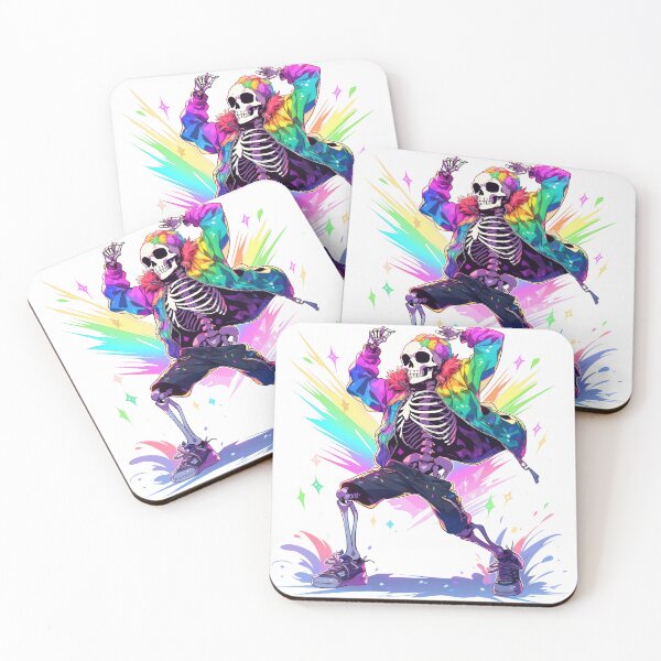 Item preview, Boney Boogie: Skeleton's Spectrum Shimmy designed and sold by KaleidoKiosk.