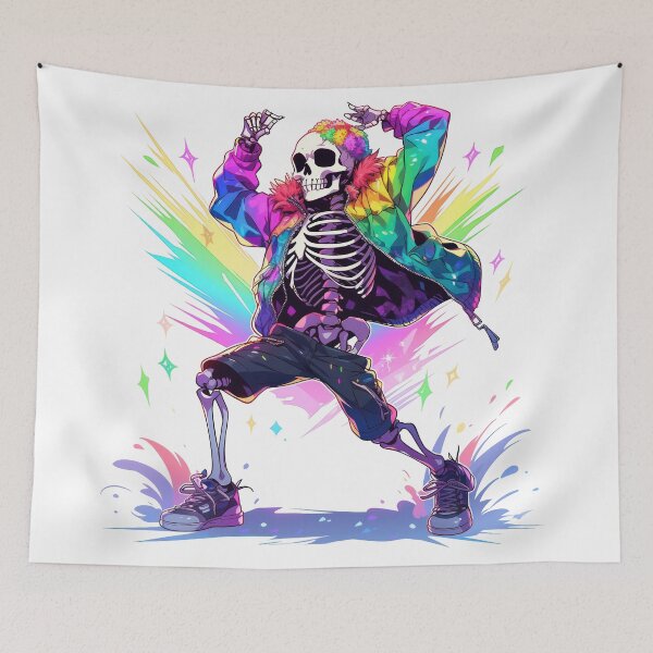 Item preview, Boney Boogie: Skeleton's Spectrum Shimmy designed and sold by KaleidoKiosk.