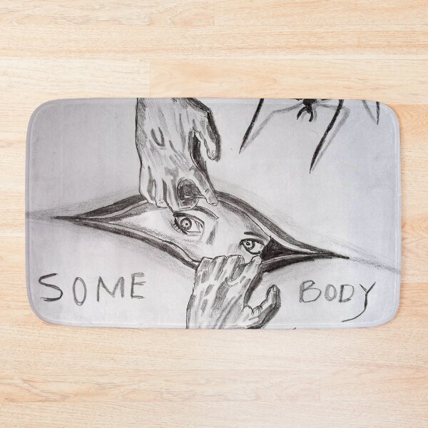 Item preview, Somebody watching you, Girl's face horror pencil sketch designed and sold by MubaraksArt.