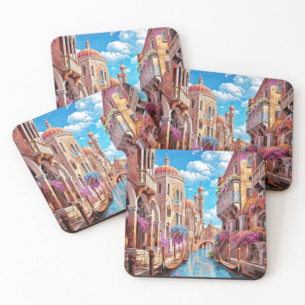Item preview, Venice - Venezia - Small canal and gondolas designed and sold by iguananick.