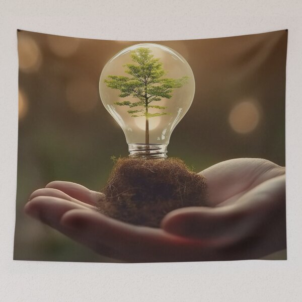 Item preview, Green Light Bulb designed and sold by Aestheticlanart.