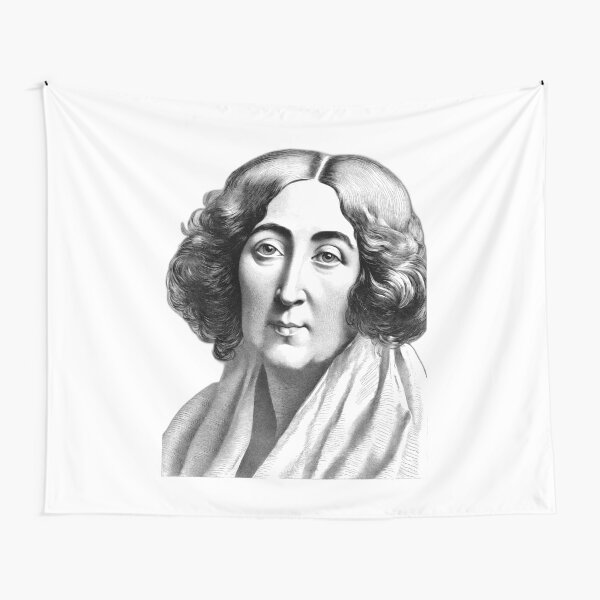 Aperçu de l'œuvre Portrait de George Sand (1804 – 1876) créée et vendue par NTGUILTY.