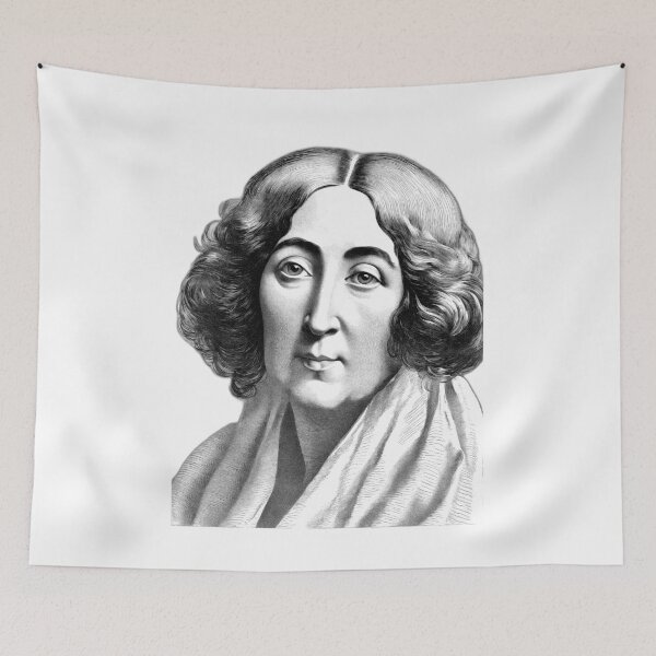 Item preview, Portrait of George Sand (1804 – 1876) designed and sold by NTGUILTY.