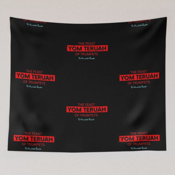 Item preview, Yom Teruah Black with Red Writing designed and sold by TheReporter1.