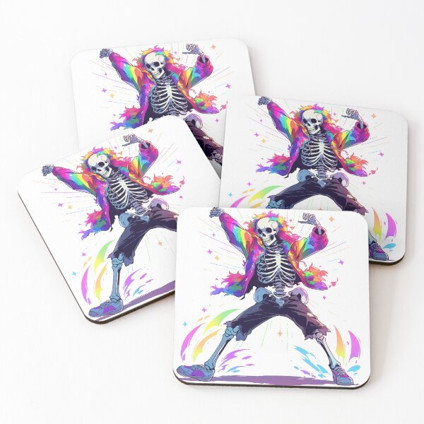 Item preview, Boney Boogie: Skeleton's Spectrum Shimmy designed and sold by KaleidoKiosk.