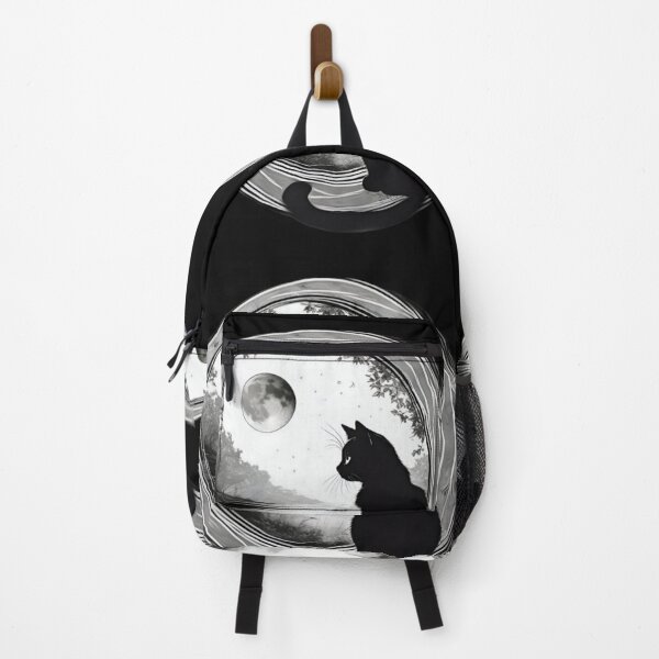 Item preview, Cat & Moon - Il gatto e la luna arte e abbigliamento designed and sold by Red Siri0 Art.