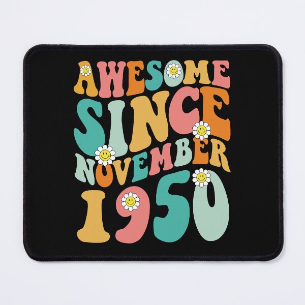 Item preview, Awesome Since November 1950 | Made In 1950 | Retro Groovy Birthday designed and sold by Christina-grich.