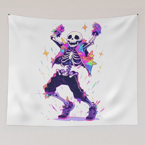Item preview, Boney Boogie: Skeleton's Spectrum Shimmy designed and sold by KaleidoKiosk.