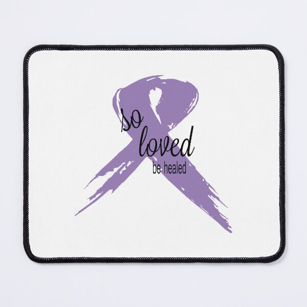 Item preview, So Loved Be Healed All Cancer Ribbon designed and sold by raineOn.