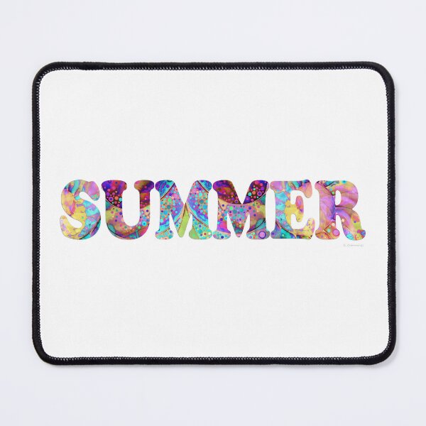 Item preview, Enchanted Summer Fun Colorful Word Art designed and sold by Sharon Cummings Art.