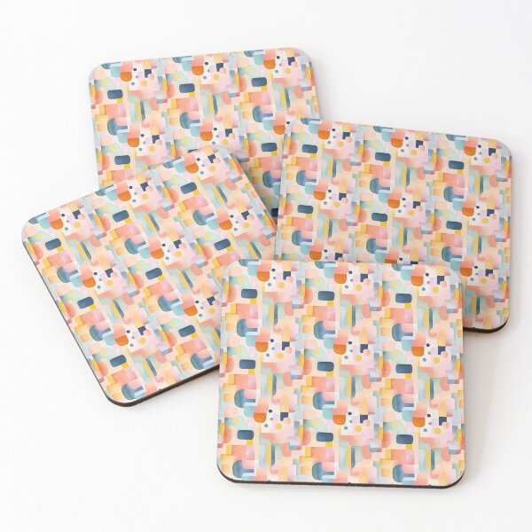 Item preview,  Muted abstract organic repeat pattern designed and sold by LucyFaulke.