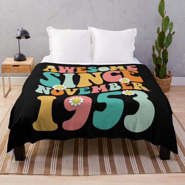 Item preview, Awesome Since November 1953 | Made In 1953 | Retro Groovy Birthday designed and sold by Christina-grich.