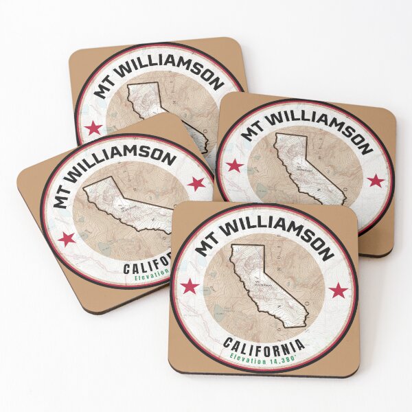 Item preview, California Mountain Map - Williamson designed and sold by Willz Designz.