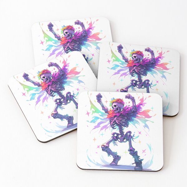 Item preview, Boney Boogie: Skeleton's Spectrum Shimmy designed and sold by KaleidoKiosk.