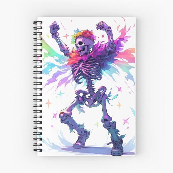Item preview, Boney Boogie: Skeleton's Spectrum Shimmy designed and sold by KaleidoKiosk.