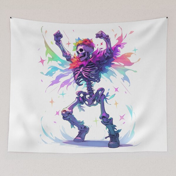 Item preview, Boney Boogie: Skeleton's Spectrum Shimmy designed and sold by KaleidoKiosk.