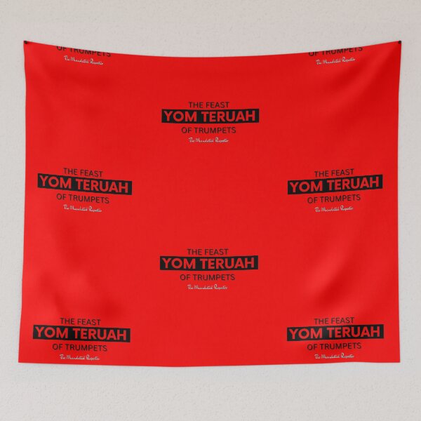 Item preview, Yom Teruah Red with Black Writing designed and sold by TheReporter1.