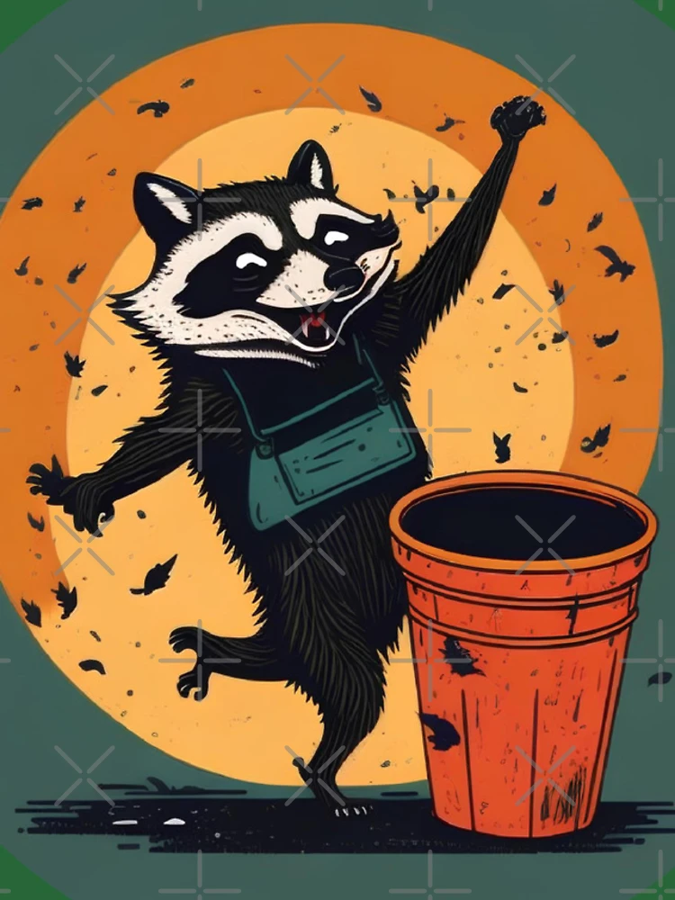 Thumbnail 4 of 4, iPhone Case, Happy Dancing Racoon designed and sold by Rislam.