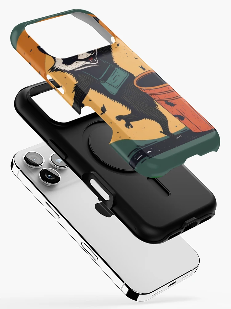 Thumbnail 2 of 4, iPhone Case, Happy Dancing Racoon designed and sold by Rislam.