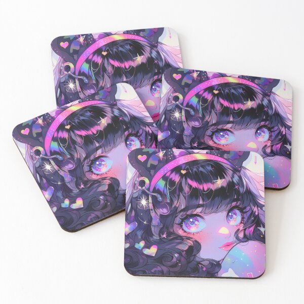 Item preview, Pretty Pink Pop Kei Anime Girl designed and sold by bubblegoth.