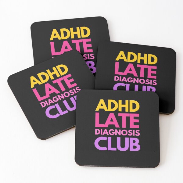 Item preview, ADHD Late Diagnosis Club designed and sold by mydoodlesateme.