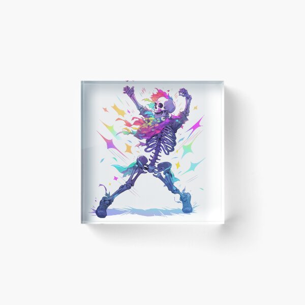 Item preview, Boney Boogie: Skeleton's Spectrum Shimmy designed and sold by KaleidoKiosk.