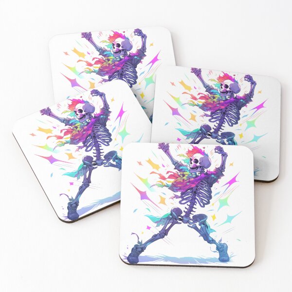 Item preview, Boney Boogie: Skeleton's Spectrum Shimmy designed and sold by KaleidoKiosk.