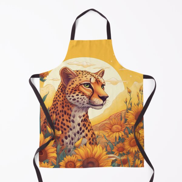 Item preview, Cheetah in Sunflowers designed and sold by Nola Lee Kelsey.