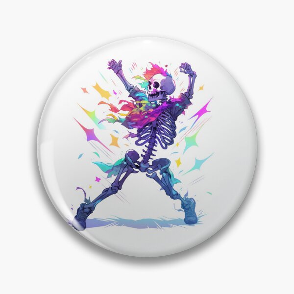 Item preview, Boney Boogie: Skeleton's Spectrum Shimmy designed and sold by KaleidoKiosk.