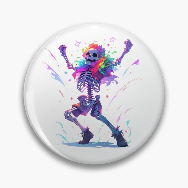 Item preview, Boney Boogie: Skeleton's Spectrum Shimmy designed and sold by KaleidoKiosk.