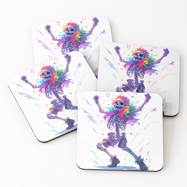 Item preview, Boney Boogie: Skeleton's Spectrum Shimmy designed and sold by KaleidoKiosk.