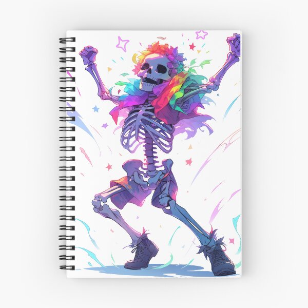Item preview, Boney Boogie: Skeleton's Spectrum Shimmy designed and sold by KaleidoKiosk.