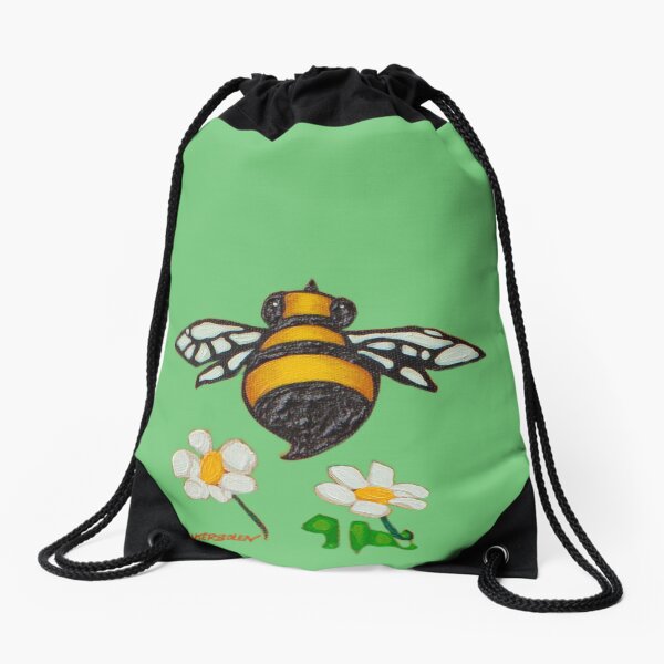 Bees (buzz detail) Drawstring Bag