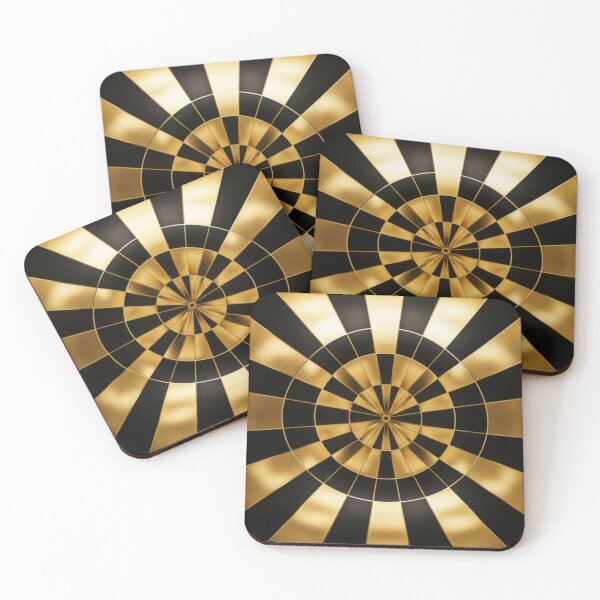 Item preview, gold and black checker board pattern designed and sold by DanieWoods.