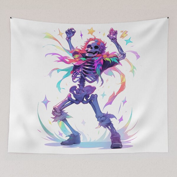 Item preview, Boney Boogie: Skeleton's Spectrum Shimmy designed and sold by KaleidoKiosk.