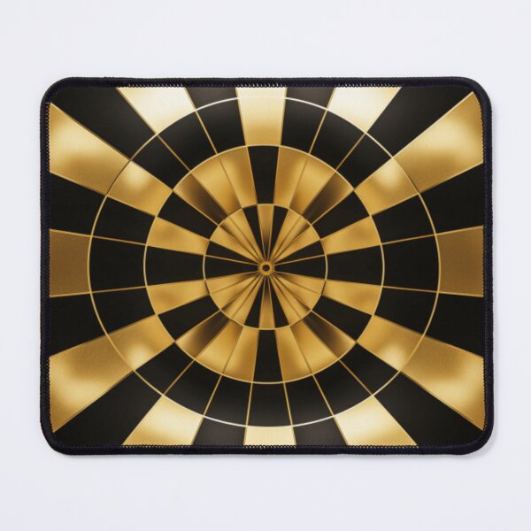Item preview, gold and black checker board pattern designed and sold by DanieWoods.