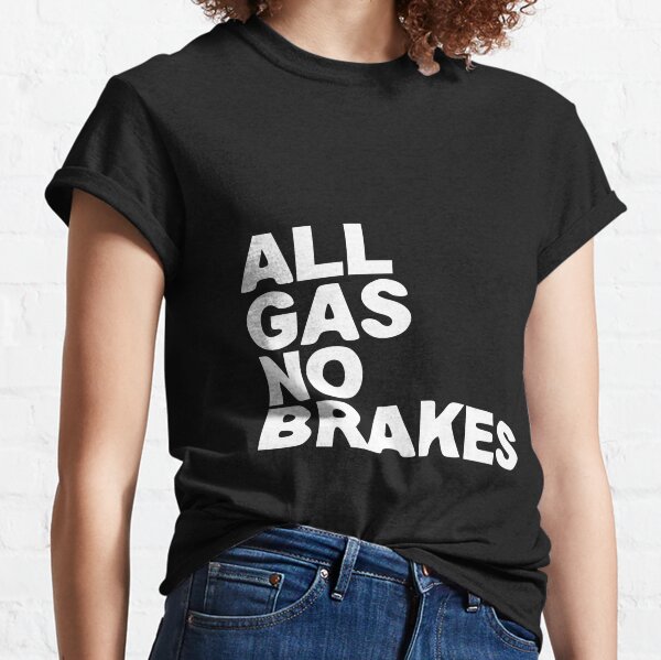 All GAS No Brakes Ny, Adult T-Shirt / 2XL - Pro Football - Sports Fan Gear | BreakingT