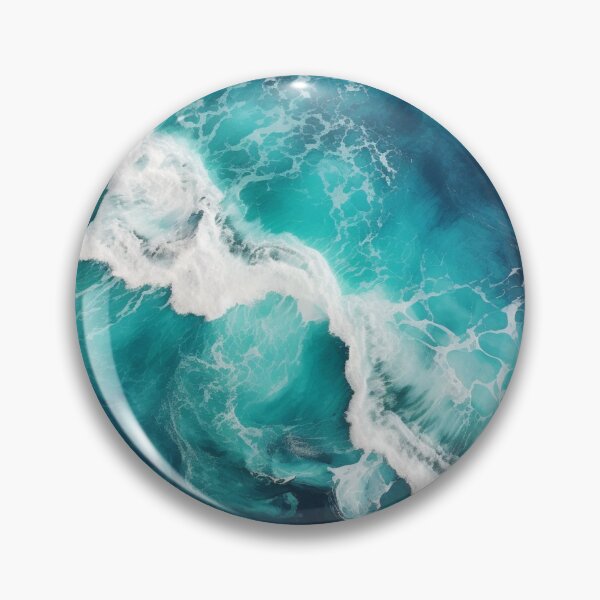 Item preview, Tumultuous blue sea designed and sold by JeNoStudio.