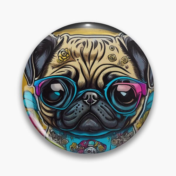Item preview, Pug Skull Candy 2 designed and sold by RedBluffTraders.