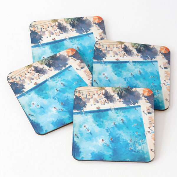 Item preview, Swimming pool seen from above designed and sold by JeNoStudio.
