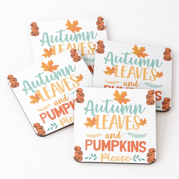 Item preview, Autumn Leaves and Pumpkins Please | Whimsical Autumn and Halloween Delights Collection designed and sold by Ali Doodles.
